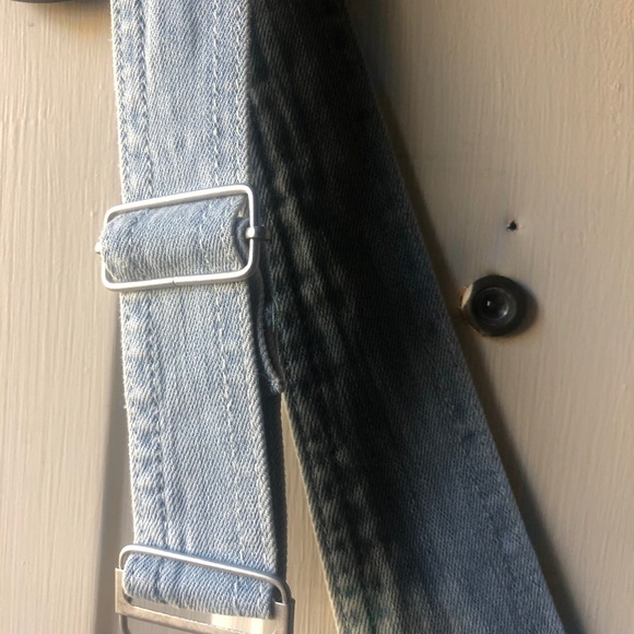 Dollhouse  Denim Short Overalls Juniors. Size 3 NWT. - Picture 6 of 16